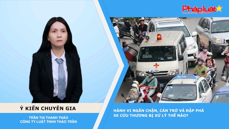 Thời sự Pháp luật: Hành vi ngăn chặn, cản trở và đập phá xe cứu thương bị xử lý thế nào?