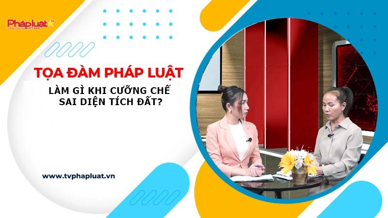 Tọa đàm Pháp luật - Làm gì khi cưỡng chế sai diện tích đất?