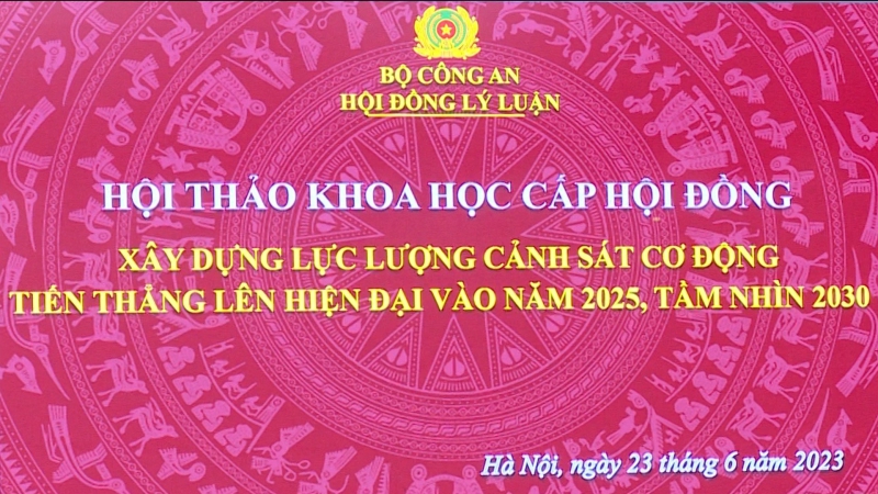Xây dựng lực lượng Cảnh sát cơ động tiến thẳng lên hiện đại vào năm 2025, tầm nhìn 2030