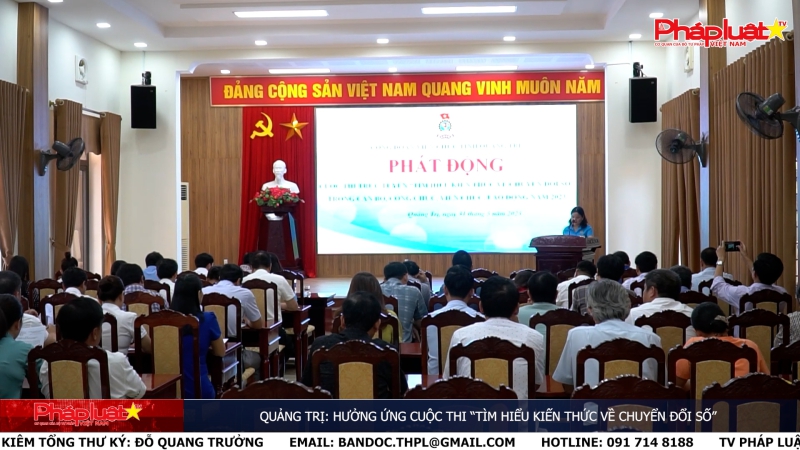 Quảng Trị: Hưởng ứng cuộc thi “Tìm hiểu kiến thức về chuyển đổi số”