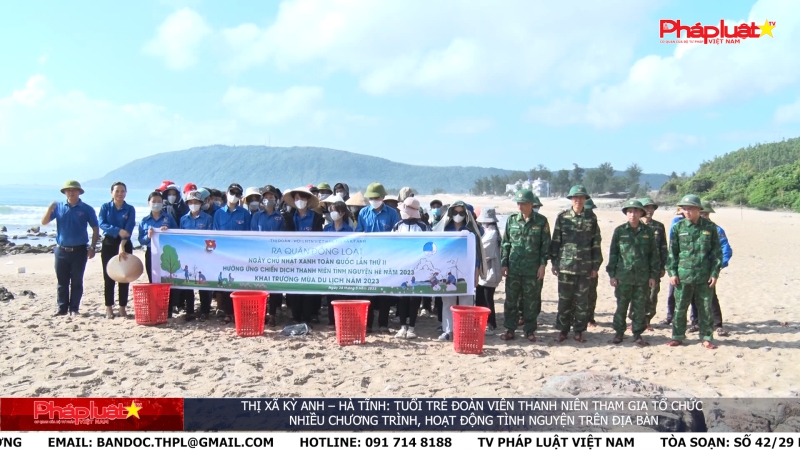 Thị xã Kỳ Anh – Hà Tĩnh: Tuổi trẻ đoàn viên thanh niên tham gia tổ chức nhiều chương trình, hoạt động tình nguyện trên địa bàn