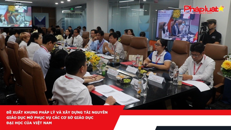 Đề xuất khung pháp lý và xây dựng tài nguyên giáo dục mở phục vụ các cơ sở giao dục Đại học của Việt Nam