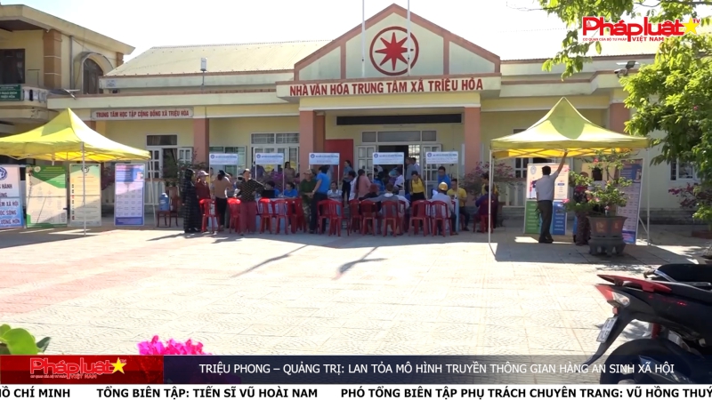 Triệu Phong – Quảng Trị: Lan tỏa mô hình truyền thông gian hàng an sinh xã hội