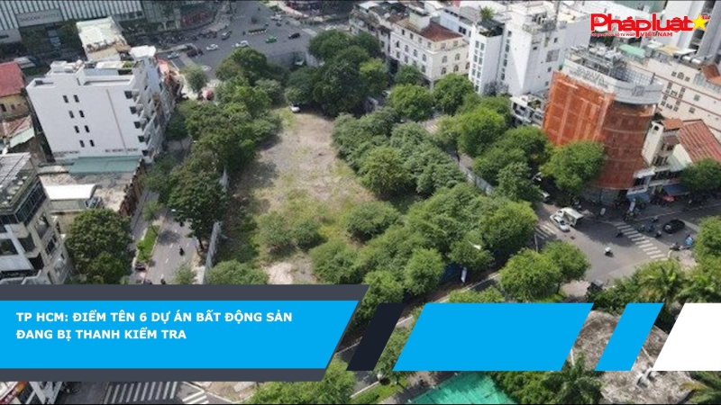 TP HCM: Điểm tên 6 dự án bất động sản đang bị thanh kiểm tra