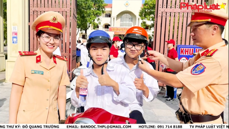 Bắc Ninh: Phòng CSGT Công an tỉnh Bắc Ninh tăng cường công tác bảo đảm TTATGT trong kỳ thi tốt nghiệp THPT 2023
