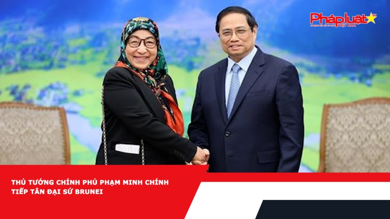 Thủ tướng Chính phủ Phạm Minh Chính tiếp tân Đại sứ Brunei