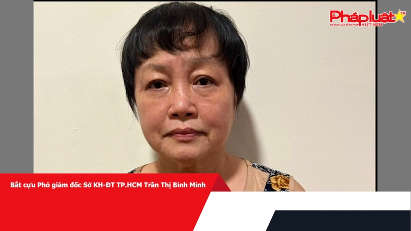 Bắt cựu Phó giám đốc Sở KH-ĐT TP.HCM Trần Thị Bình Minh