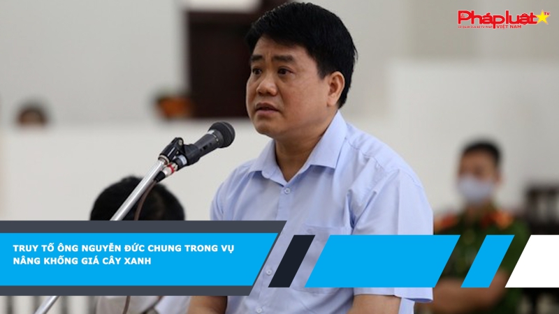 Truy tố ông Nguyễn Đức Chung trong vụ nâng khống giá cây xanh