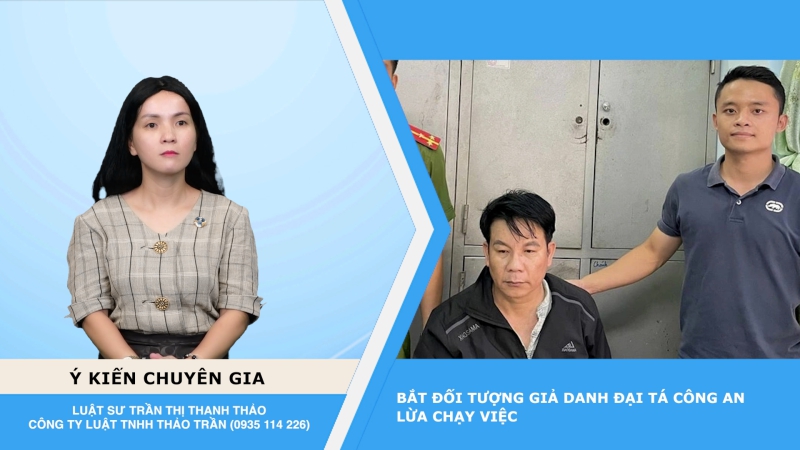 Thời sự Pháp luật: Bắt đối tượng giả danh đại tá công an lừa chạy việc