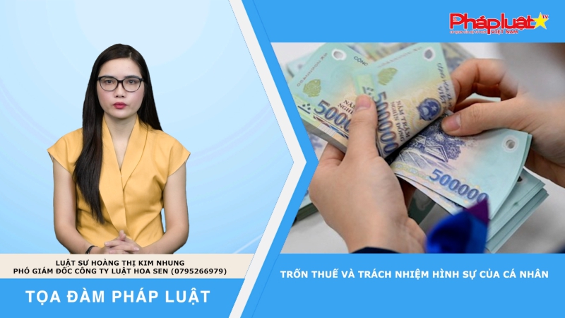 Tọa đàm Pháp luật: Trốn thuế và trách nhiệm hình sự của cá nhân