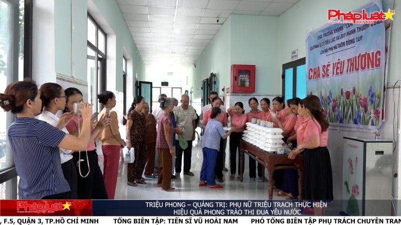 Triệu Phong – Quảng Trị: Phụ nữ Triệu Trạch thực hiện hiệu quả phong trào thi đua yêu nước