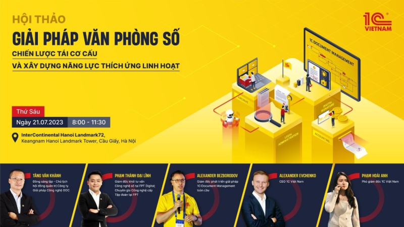 Hội thảo “Giải pháp văn phòng số Chiến lược tái cơ cấu và xây dựng năng lực thích ứng linh hoạt”