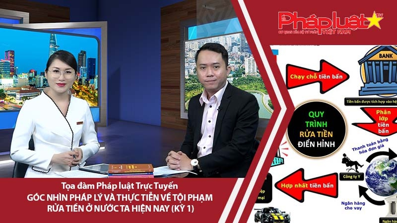 Tọa đàm Pháp Luật Trực Tuyến: Góc nhìn Pháp lý và thực tiễn về tội phạm rửa tiền ở nước ta hiện nay (Kỳ 1)