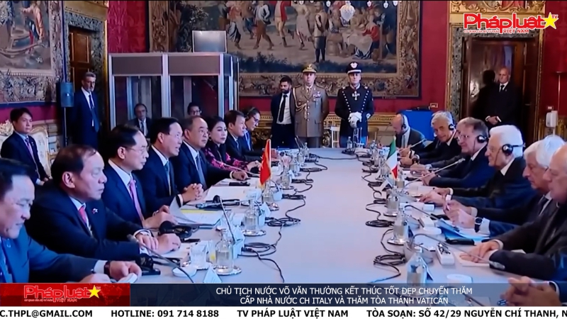 Chủ tịch nước Võ Văn Thưởng kết thúc tốt đẹp chuyến thăm cấp nhà nước CH Italy và thăm Tòa thánh Vatican