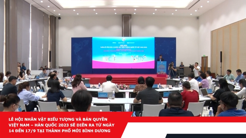 Lễ hội Nhân vật biểu tượng và Bản quyền Việt Nam – Hàn Quốc 2023 sẽ diễn ra từ ngày 14 đến 17/9 tại Thành phố mới Bình Dương