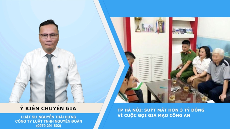 Thời sự Pháp luật: TP Hà Nội: Suýt mất hơn 3 tỷ đồng vì cuộc gọi giả mạo Công an