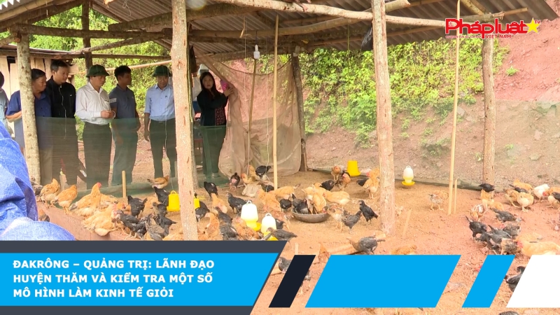 Đakrông – Quảng Trị: Lãnh đạo huyện thăm và kiểm tra một số mô hình làm kinh tế giỏi