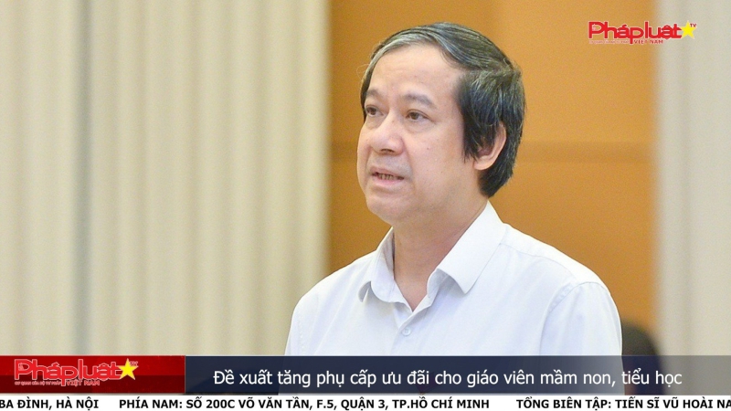 Đề xuất tăng phụ cấp ưu đãi cho giáo viên mầm non, tiểu học