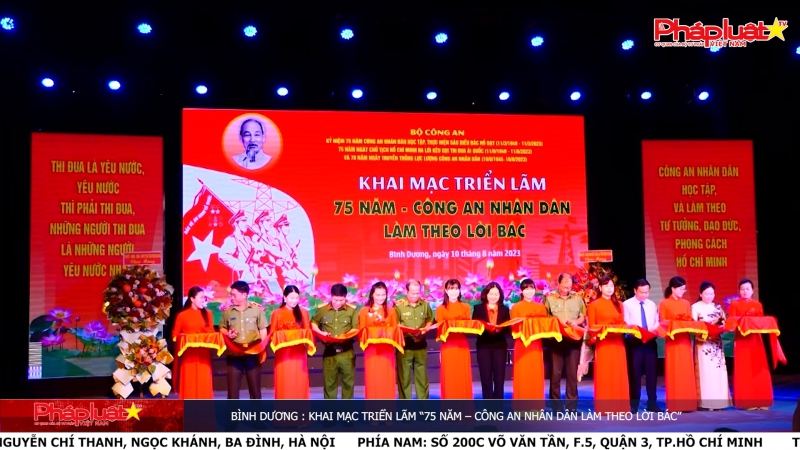 Bình Dương : Khai mạc triển lãm “75 năm – Công an nhân dân làm theo lời Bác”