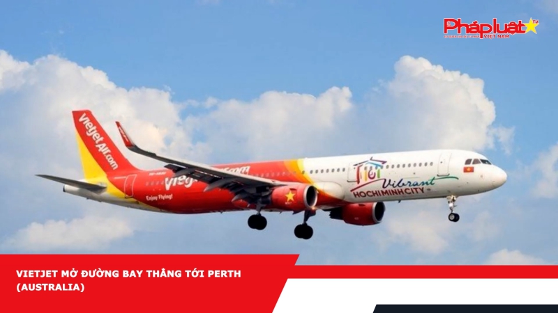 Vietjet mở đường bay thẳng tới Perth (Australia)
