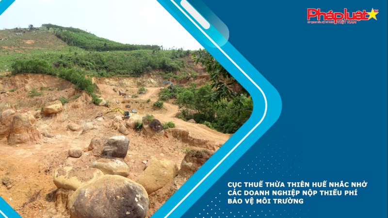 Cục Thuế Thừa Thiên Huế nhắc nhở các doanh nghiệp nộp thiếu phí bảo vệ môi trường