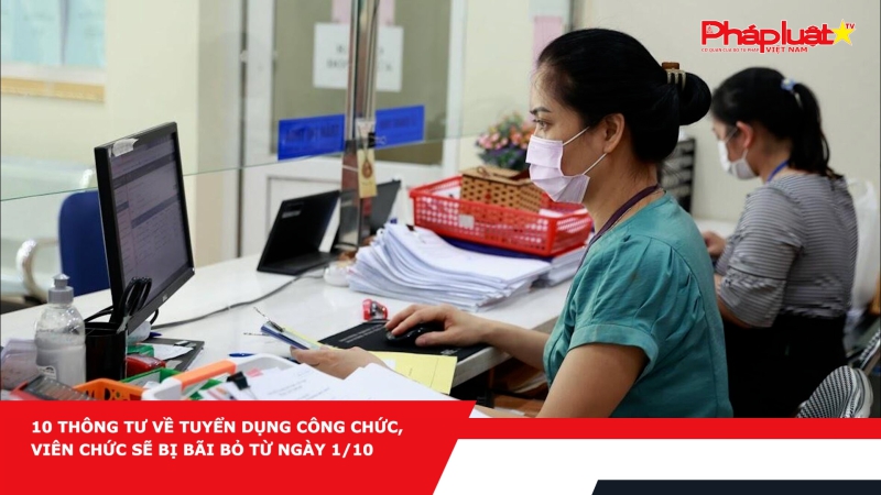 10 thông tư về tuyển dụng công chức, viên chức sẽ bị bãi bỏ từ ngày 1/10
