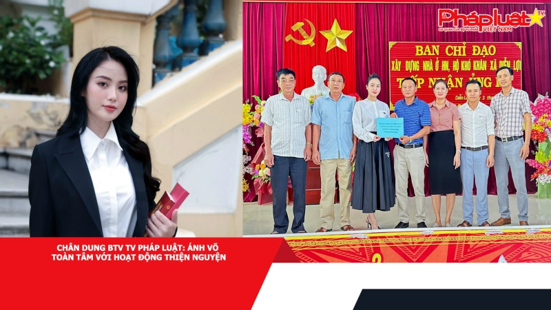Chân dung BTV TV Pháp luật: Ánh Võ toàn tâm với hoạt động thiện nguyện