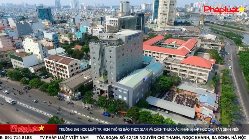 Trường Đại học Luật TP. HCM thông báo thời gian và cách thức xác nhận nhập học cho tân sinh viên