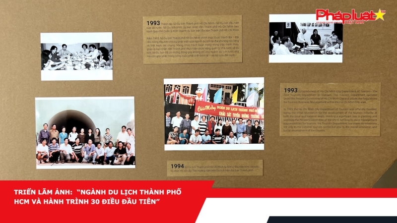 Triển lãm ảnh: “Ngành Du lịch Thành phố HCM và hành trình 30 điều đầu tiên”