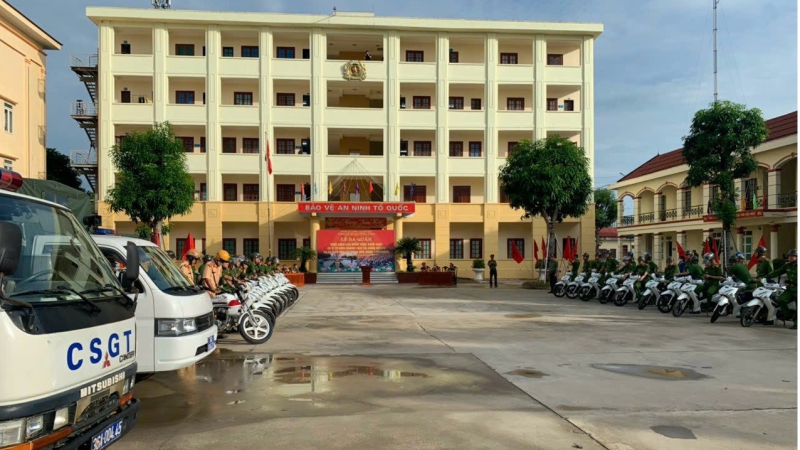 Cảnh sát giao thông, Công an tỉnh Thanh Hoá quyết liệt trong việc đảm bảo trật tự an toàn giao thông