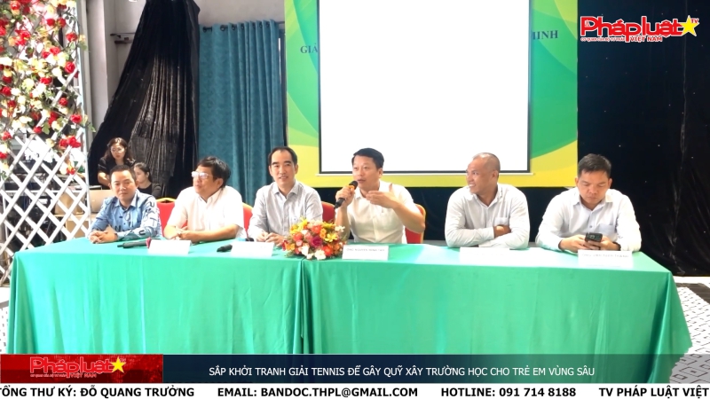 Sắp khởi tranh giải tennis để gây quỹ xây trường học cho trẻ em vùng sâu
