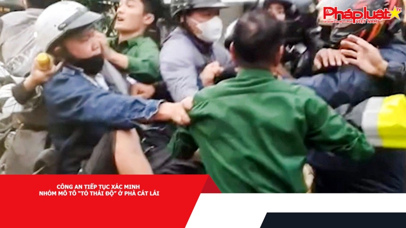 Công an tiếp tục xác minh nhóm mô tô “tỏ thái độ” ở phà Cát Lái