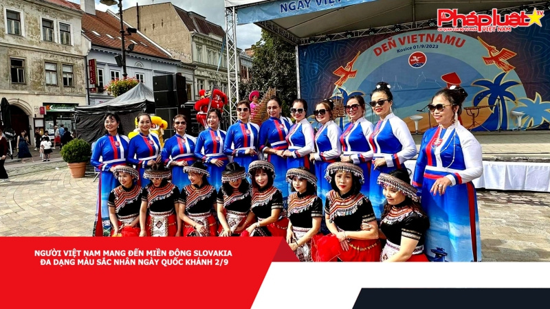 Người Việt Nam mang đến miền đông Slovakia đa dạng màu sắc nhân ngày Quốc Khánh 2/9