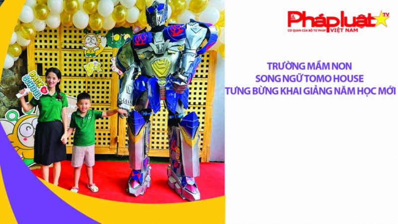 Trường Mầm non Song ngữ TOMO House tưng bừng khai giảng năm học mới
