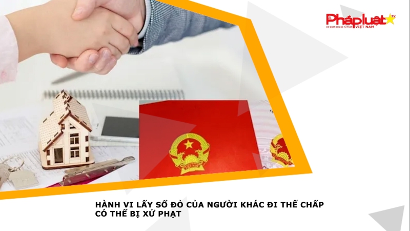 Hành vi lấy Sổ đỏ của người khác đi thế chấp có thể bị xử phạt