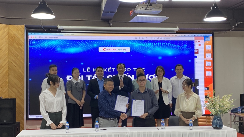 Lễ ký kết hợp tác chiến lược giữa 84SOFT và VINALINK