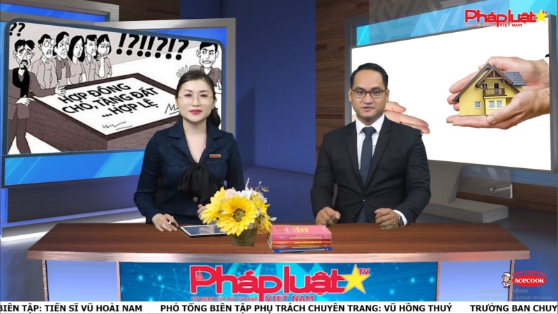 Tọa đàm Pháp Luật Trực Tuyến: Hợp đồng tặng cho quyền sử dụng đất ghi sai địa điểm chứng thực và không ký giáp lai có bị vô hiệu?