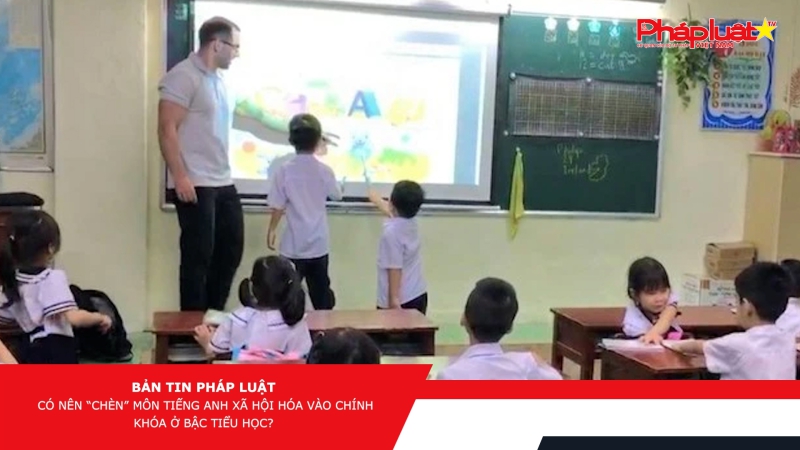Bản tin Pháp luật - Có nên “chèn” môn tiếng Anh xã hội hóa vào chính khóa ở bậc tiểu học?