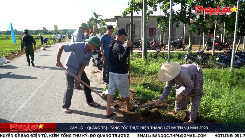 Bản tin An ninh trật tự địa phương- Cam Lộ (Quảng Trị): Tăng tốc thực hiện thắng lợi nhiệm vụ năm 2023
