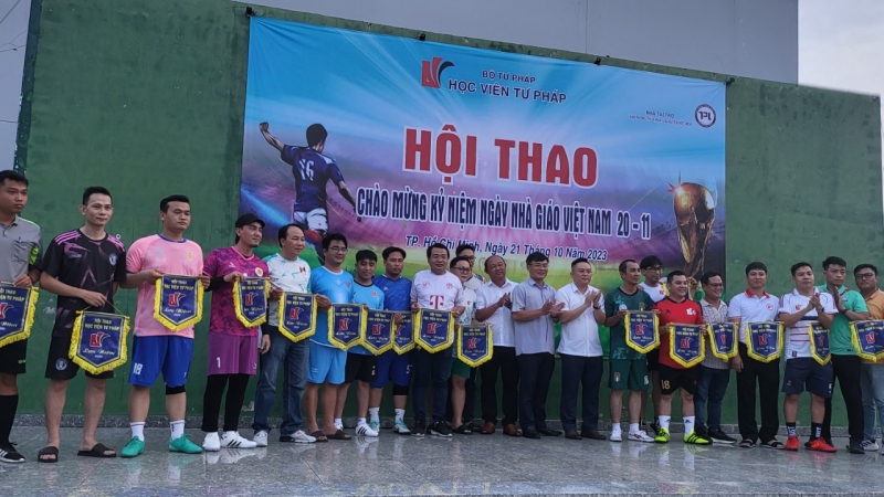 Học viện Tư pháp khai mạc hội thao chào mừng kỷ niệm 41 năm Ngày Nhà giáo Việt Nam 20/11/2023