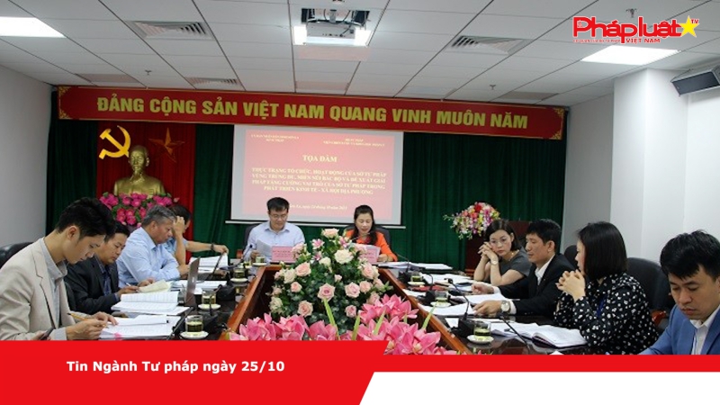 Tin Ngành Tư pháp ngày 25/10