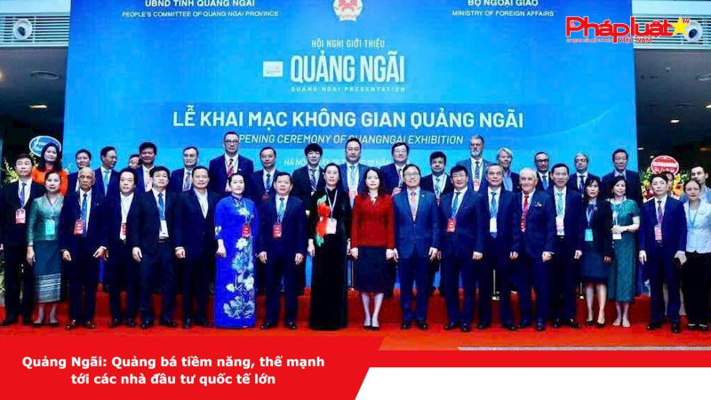 Quảng Ngãi: Quảng bá tiềm năng, thế mạnh tới các nhà đầu tư quốc tế lớn