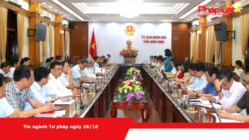 Tin ngành Tư pháp ngày 26/10