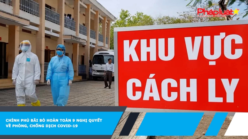 Chính phủ bãi bỏ hoàn toàn 9 nghị quyết về phòng, chống dịch Covid-19
