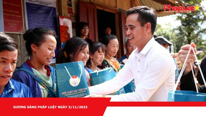 Gương sáng pháp luật ngày 3/11/2023