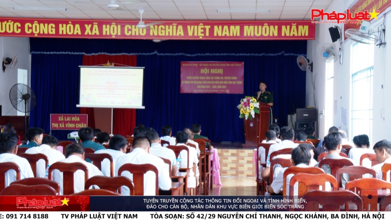 Tuyên truyền công tác thông tin đối ngoại và tình hình biển, đảo cho cán bộ, nhân dân khu vực biên giới biển Sóc Trăng