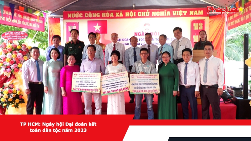 TP HCM: Ngày hội Đại đoàn kết toàn dân tộc năm 2023