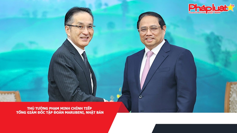 Thủ tướng Phạm Minh Chính tiếp Tổng giám đốc Tập đoàn Marubeni, Nhật Bản