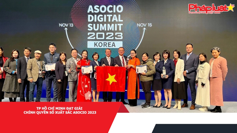 TP Hồ Chí Minh đạt giải Chính quyền số xuất sắc ASOCIO 2023