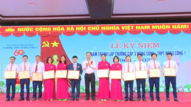 Trường THPT Nông Cống 1 kỷ niệm 60 năm ngày thành lập trường